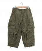 Needlesニードルズ）の古着「H.D. Pant - BDU/6 ポケット カーゴヒザデルパンツ」｜カーキ