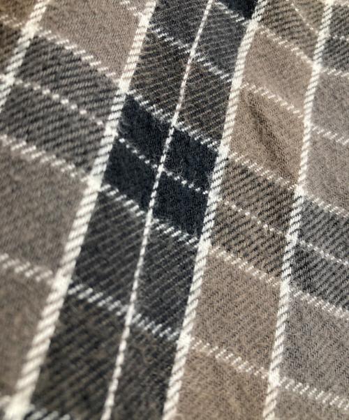 Acne studios（アクネ ストゥディオズ）Acne studios (アクネ ストゥディオズ) フェイスモチーフチェックシャツ グレー サイズ:XXLの古着・服飾アイテム