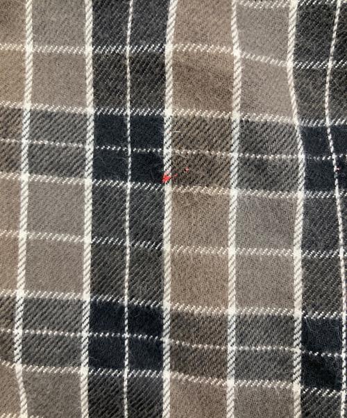Acne studios（アクネ ストゥディオズ）Acne studios (アクネ ストゥディオズ) フェイスモチーフチェックシャツ グレー サイズ:XXLの古着・服飾アイテム