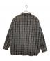 Acne studios (アクネ ストゥディオズ) フェイスモチーフチェックシャツ グレー サイズ:XXL：13000円