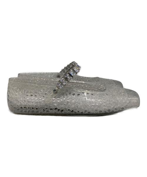 JIMMY CHOO（ジミーチュウ）JIMMY CHOO (ジミーチュウ) THE JELLY/クリアフラットパンプス クリア サイズ:36の古着・服飾アイテム