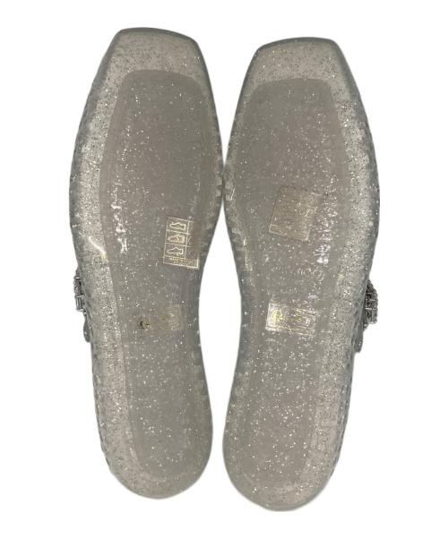 JIMMY CHOO（ジミーチュウ）JIMMY CHOO (ジミーチュウ) THE JELLY/クリアフラットパンプス クリア サイズ:36の古着・服飾アイテム