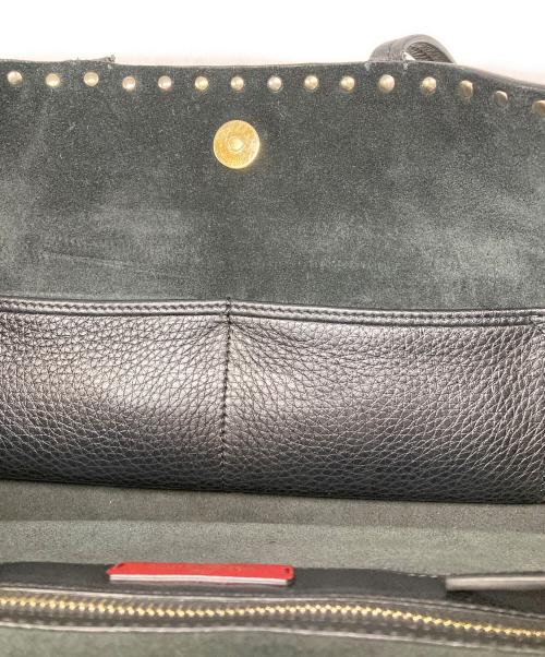 VALENTINO（ヴァレンティノ）VALENTINO (ヴァレンティノ) ロックスタッズトートバッグ ブラックの古着・服飾アイテム