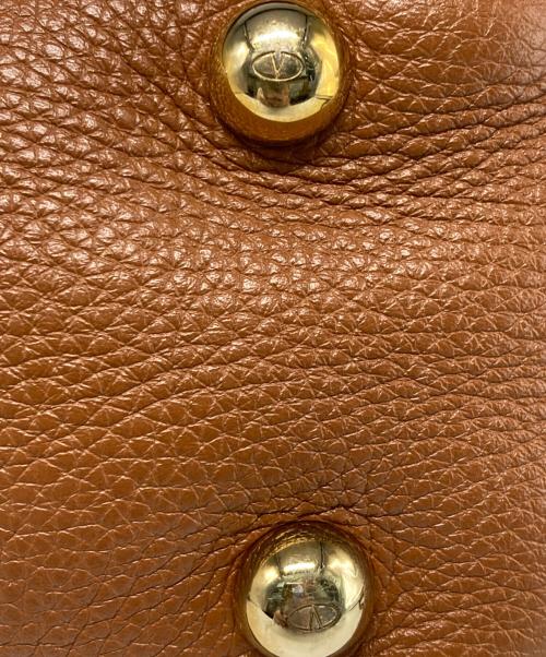 VALENTINO（ヴァレンティノ）VALENTINO (ヴァレンティノ) 2WAYロックスタッズショルダーバッグ ブラウンの古着・服飾アイテム