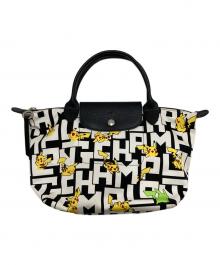 LONGCHAMP×pokemon（ロンシャン×ポケモン）の古着「ル・プリアージュ/トートバッグ」｜ブラック