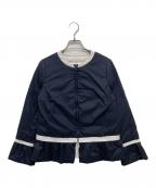LANVIN en Bleuランバンオンブルー）の古着「リバーシブルダウンジャケット」｜ネイビー
