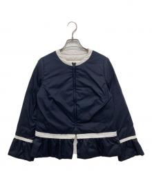 LANVIN en Bleu（ランバンオンブルー）の古着「リバーシブルダウンジャケット」｜ネイビー
