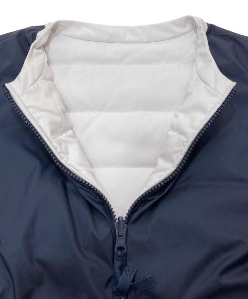 LANVIN en Bleu（ランバンオンブルー）LANVIN en Bleu (ランバンオンブルー) リバーシブルダウンジャケット ネイビー サイズ:SIZE36の古着・服飾アイテム