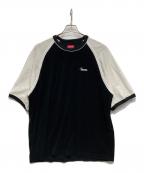 SUPREMEシュプリーム）の古着「TERRY RAGLAN S/S TOP」｜ブラック