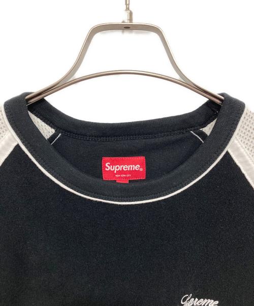 SUPREME（シュプリーム）Supreme (シュプリーム) TERRY RAGLAN S/S TOP ブラック サイズ:Ｌの古着・服飾アイテム