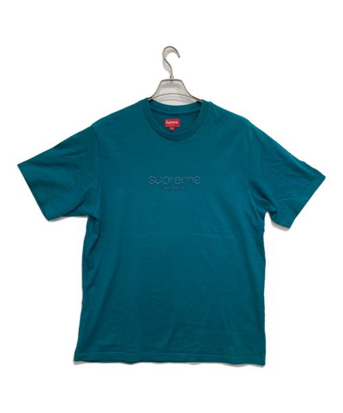 SUPREME（シュプリーム）Supreme (シュプリーム) Beaded Logo S/S Top グリーン サイズ:Mの古着・服飾アイテム