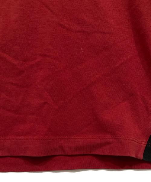 EMPORIO ARMANI（エンポリオ アルマーニ）EMPORIO ARMANI (エンポリオ アルマーニ) ロゴリンガーTシャツ レッド サイズ:Ｍの古着・服飾アイテム