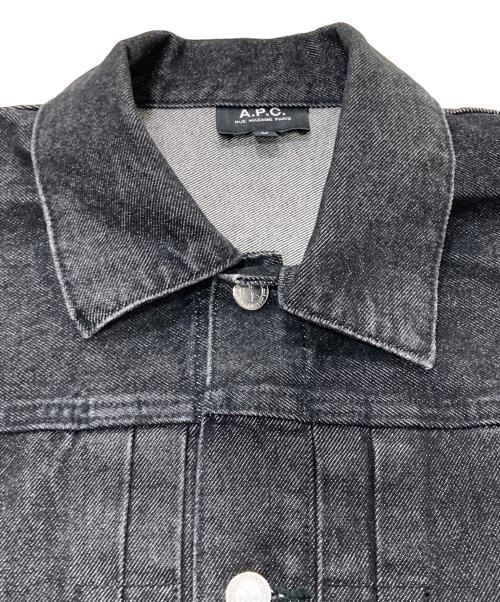 A.P.C.（アーペーセー）A.P.C. (アーペーセー) 1stデニムジャケット ブラック サイズ:Mの古着・服飾アイテム