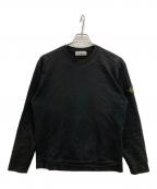 STONE ISLANDストーンアイランド）の古着「HEAVY COTTON JERSEY GARMENT DYED」｜ブラック