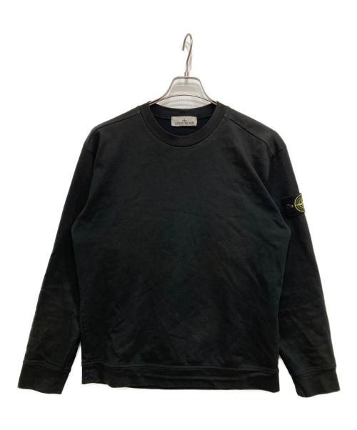 STONE ISLAND（ストーンアイランド）STONE ISLAND (ストーンアイランド) HEAVY COTTON JERSEY GARMENT DYED ブラック サイズ:Sの古着・服飾アイテム