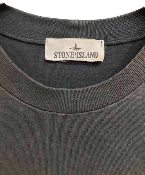 STONE ISLAND（ストーンアイランド）STONE ISLAND (ストーンアイランド) HEAVY COTTON JERSEY GARMENT DYED ブラック サイズ:Sの古着・服飾アイテム