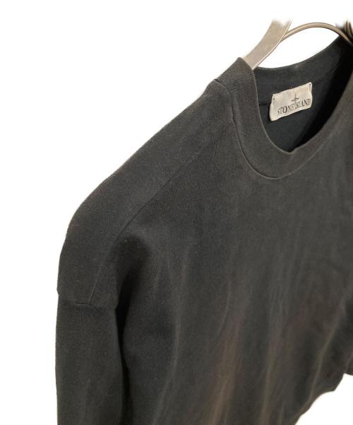 STONE ISLAND（ストーンアイランド）STONE ISLAND (ストーンアイランド) HEAVY COTTON JERSEY GARMENT DYED ブラック サイズ:Sの古着・服飾アイテム