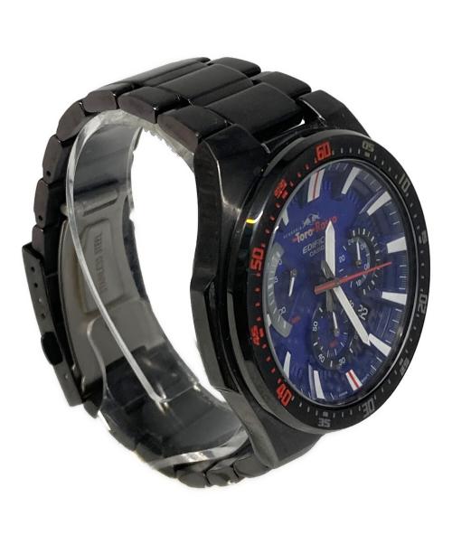 EDIFICE（エディフィス）EDIFICE (エディフィス) スクーデリア・トロ・ロッソ限定 腕時計 ブルーの古着・服飾アイテム