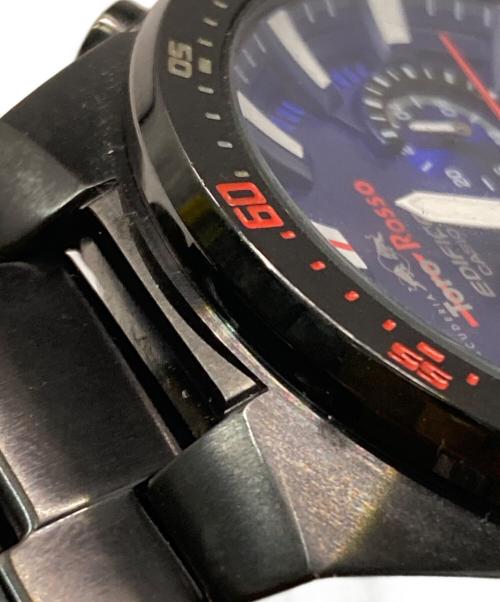 EDIFICE（エディフィス）EDIFICE (エディフィス) スクーデリア・トロ・ロッソ限定 腕時計 ブルーの古着・服飾アイテム