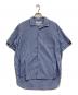 COMME des GARCONS SHIRT（コムデギャルソンシャツ）の古着「90’s半袖ストライプ開襟シャツ」｜ブルー