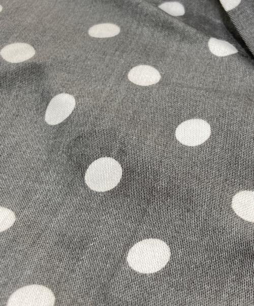 BLACK COMME des GARCONS（ブラックコムデギャルソン）BLACK COMME des GARCONS (ブラックコムデギャルソン) ドット柄切替半袖シャツ ブラック サイズ:Lの古着・服飾アイテム