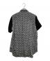 BLACK COMME des GARCONS (ブラックコムデギャルソン) ドット柄切替半袖シャツ ブラック サイズ:L：10000円