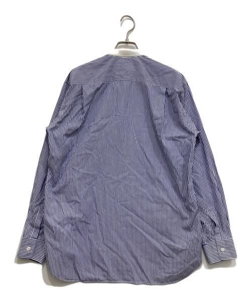 COMME des GARCONS SHIRT（コムデギャルソンシャツ）COMME des GARCONS SHIRT (コムデギャルソンシャツ) 長袖ストライプシャツ ブルー サイズ:Sの古着・服飾アイテム