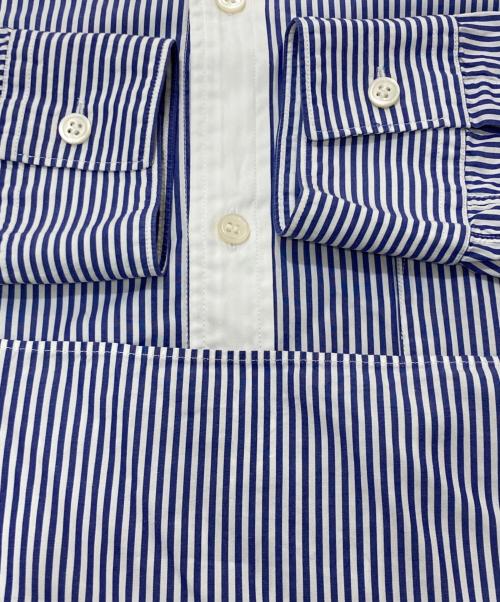 COMME des GARCONS SHIRT（コムデギャルソンシャツ）COMME des GARCONS SHIRT (コムデギャルソンシャツ) 長袖ストライプシャツ ブルー サイズ:Sの古着・服飾アイテム
