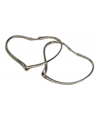 Tiffany & Co. オープンハート型シルバーピアス大 中古 中古・古着通販】Tiffany & Co. (ティファニー) オープンハートフープ