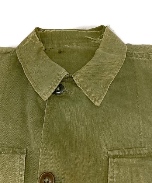 US ARMY（ユーエスアーミー）US ARMY (ユーエスアーミー) 50’sユーティリティーシャツ グリーン サイズ:freeの古着・服飾アイテム