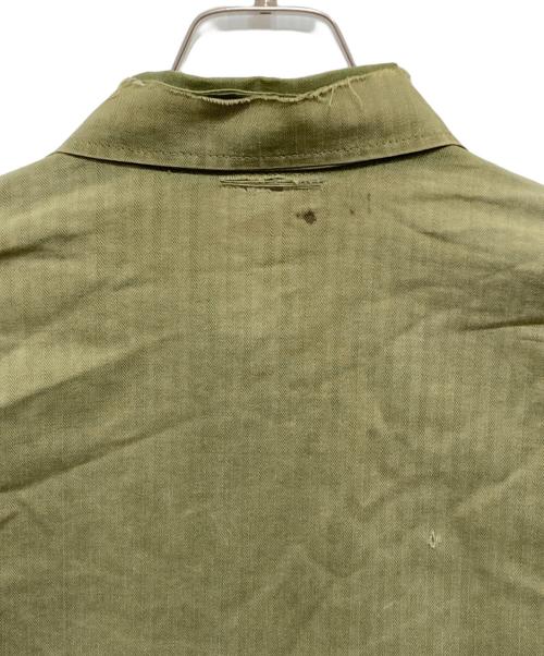 US ARMY（ユーエスアーミー）US ARMY (ユーエスアーミー) 50’sユーティリティーシャツ グリーン サイズ:freeの古着・服飾アイテム