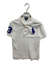 POLO RALPH LAUREN（ポロ・ラルフローレン）の古着「ビッグポニーポロシャツ」｜ホワイト