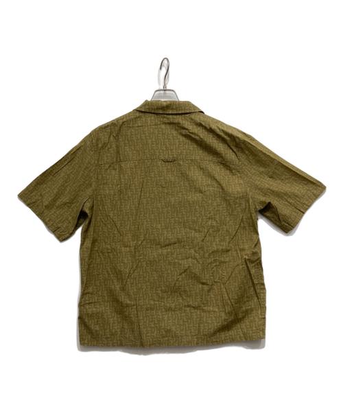 DIESEL（ディーゼル）DIESEL (ディーゼル) S-MAC-M0N/半袖総柄開襟シャツ オリーブ サイズ:50の古着・服飾アイテム