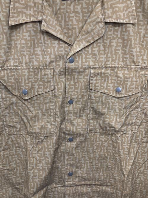 DIESEL（ディーゼル）DIESEL (ディーゼル) S-MAC-M0N/半袖総柄開襟シャツ オリーブ サイズ:50の古着・服飾アイテム