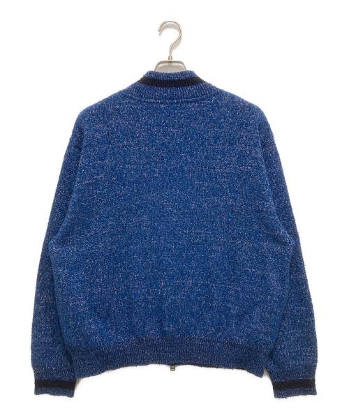 crepuscule（クレプスキュール）crepuscule (クレプスキュール) EX DRIVERS KNIT ブルー サイズ:FREEの古着・服飾アイテム