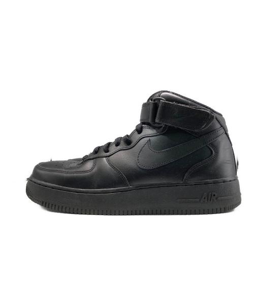 NIKE（ナイキ）NIKE (ナイキ) AIR FORCE 1 MID ’07 ブラック サイズ:27cmの古着・服飾アイテム