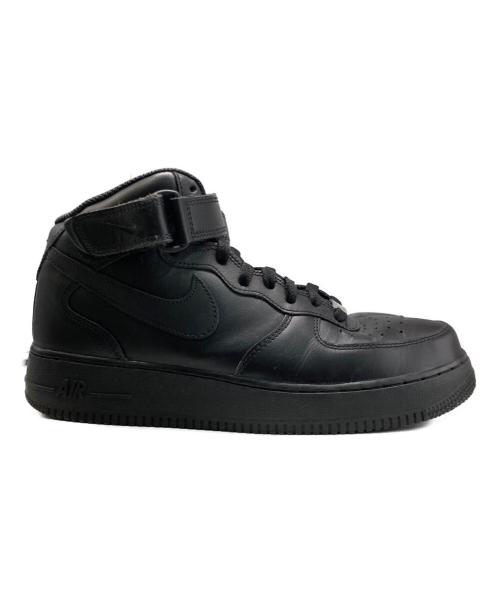 NIKE（ナイキ）NIKE (ナイキ) AIR FORCE 1 MID ’07 ブラック サイズ:27cmの古着・服飾アイテム
