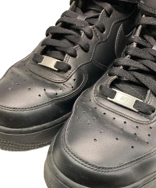 NIKE（ナイキ）NIKE (ナイキ) AIR FORCE 1 MID ’07 ブラック サイズ:27cmの古着・服飾アイテム