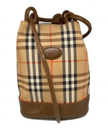 Burberry's（バーバリーズ）の古着「ノバチェックショルダーバッグ」｜ベージュ