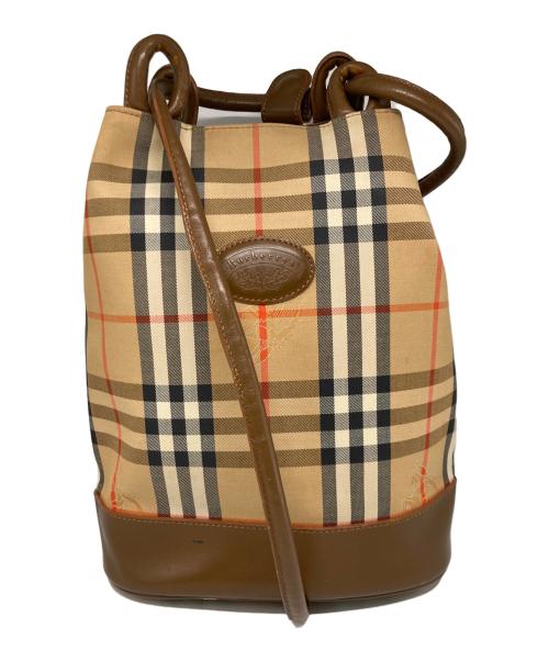 Burberry's（バーバリーズ）Burberry's (バーバリーズ) ノバチェックショルダーバッグ ベージュの古着・服飾アイテム