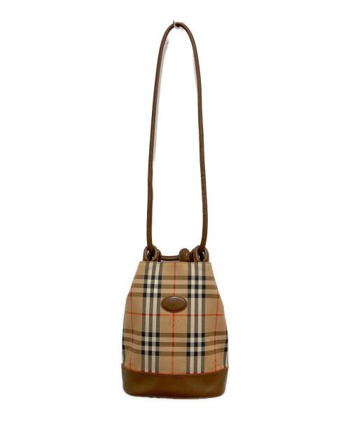 Burberry's（バーバリーズ）Burberry's (バーバリーズ) ノバチェックショルダーバッグ ベージュの古着・服飾アイテム