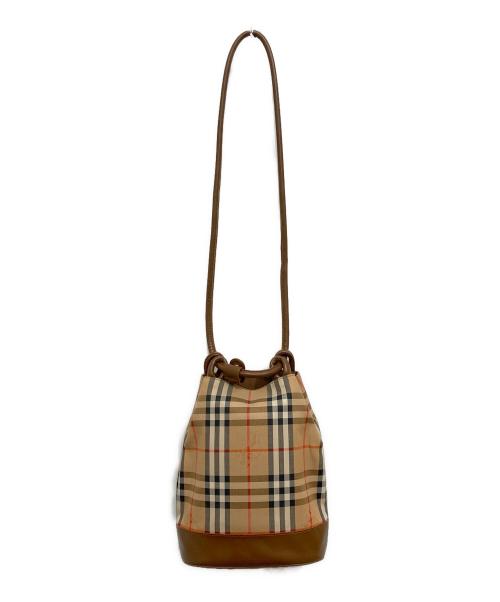 Burberry's（バーバリーズ）Burberry's (バーバリーズ) ノバチェックショルダーバッグ ベージュの古着・服飾アイテム