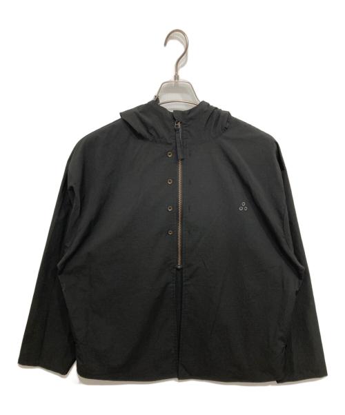 CONTE STRUT（コンテストラット）conte strut (コンテストラット) HALF-ZIP HOODIE SHIRT -2.COLOR- ブラック サイズ:Lの古着・服飾アイテム