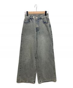 中古・古着通販】I'm in (アイムイン) バックベルトワイドジーンズ