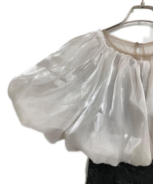 LeJa（レジャ）Leja (レジャ) オフショルダースパンコールIラインスリットドレスワンピース ブラック サイズ:７の古着・服飾アイテム