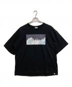 NANGAナンガ）の古着「プリントTシャツ」｜ブラック