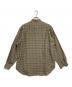 GIORGIO ARMANI (ジョルジオアルマーニ) 90’sレーヨンリネン長袖チェックシャツ ベージュ サイズ:M：12000円