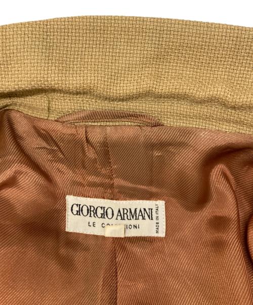 GIORGIO ARMANI（ジョルジオアルマーニ）GIORGIO ARMANI (ジョルジオアルマーニ) 90’sテーラードジャケット ベージュ サイズ:40の古着・服飾アイテム