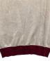 中古・古着 BEAMS PLUS (ビームスプラス) Knit Tee Jacquard ベージュ×ボルドー サイズ:M：6000円