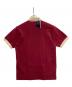 FRED PERRY (フレッドペリー) クラシックリブピケ/ポロシャツ レッド サイズ:M 未使用品：5000円